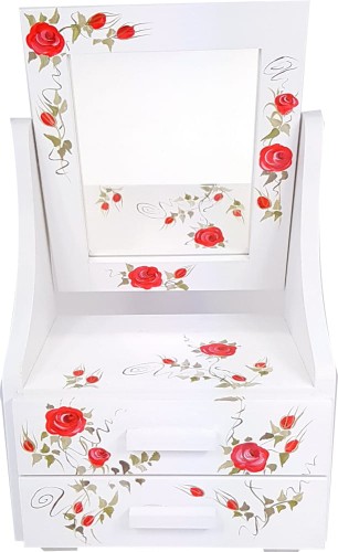 toaletka-z-2-szufladami-i -lusterkiem-czerwone -rozyczki-1.jpg