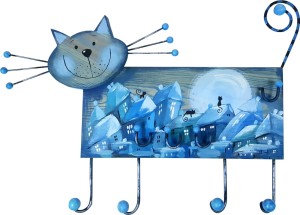 Wieszak kot i miasto