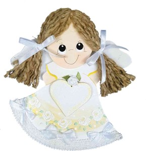 Aniołek  z dedykacją na chrzest 1