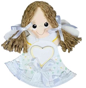 Aniołek  z dedykacją na chrzest 2