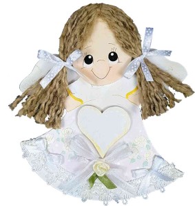 Aniołek  z dedykacją na chrzest 3