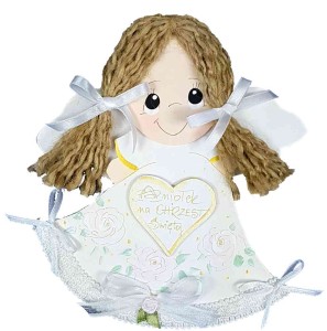 Aniołek  z dedykacją na chrzest 4