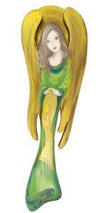 Anioł domu z szarfą