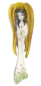 Anioł z tulipanami mały