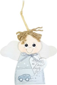 Aniołek na chrzest chłopczyk 1