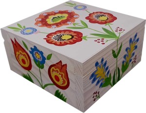 Szkatułka z łowickimi motywami