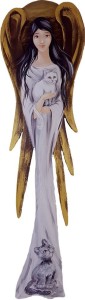 Obraz anioł z kotami 105 cm
