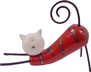 Kot ceramiczny pieszczoch 1