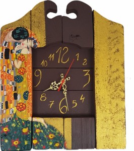 Zegar retro "Pocałunek"