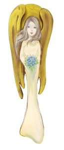 Anioł z niezapominajkami