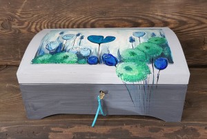 Kuferek na biżuterię